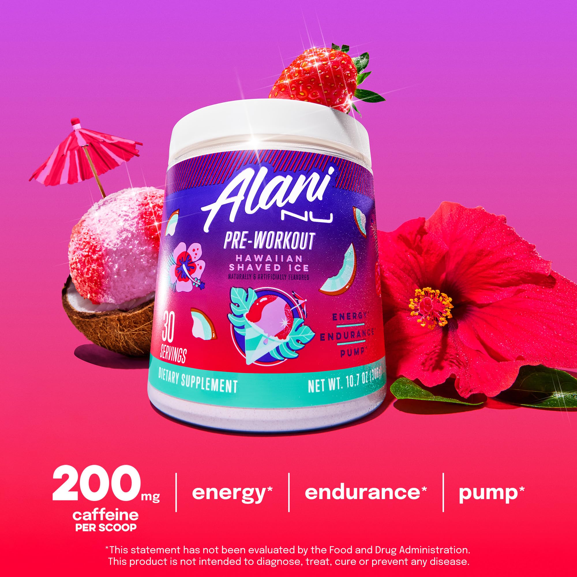 Amazon.com: Alani Nu - Polvo de preentrenamiento, impulso de